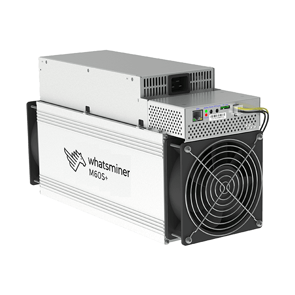MicroBT WhatsMiner M60S+ 17W 206 TH/s 18.5 J/TH — ASIC minage Bitcoin